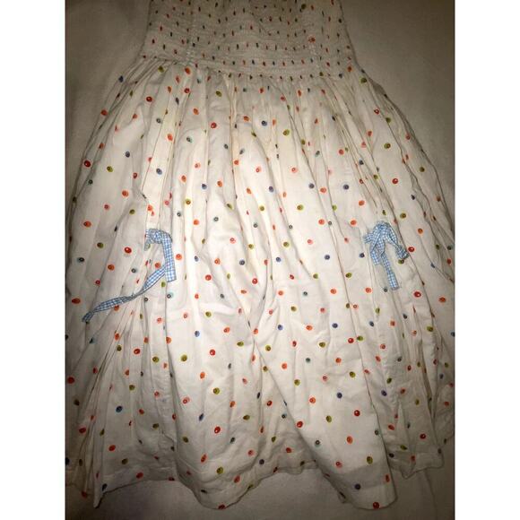 Girls Oilily Polka Dot Bow Dress Size 8 Years - Picture 2 of 5